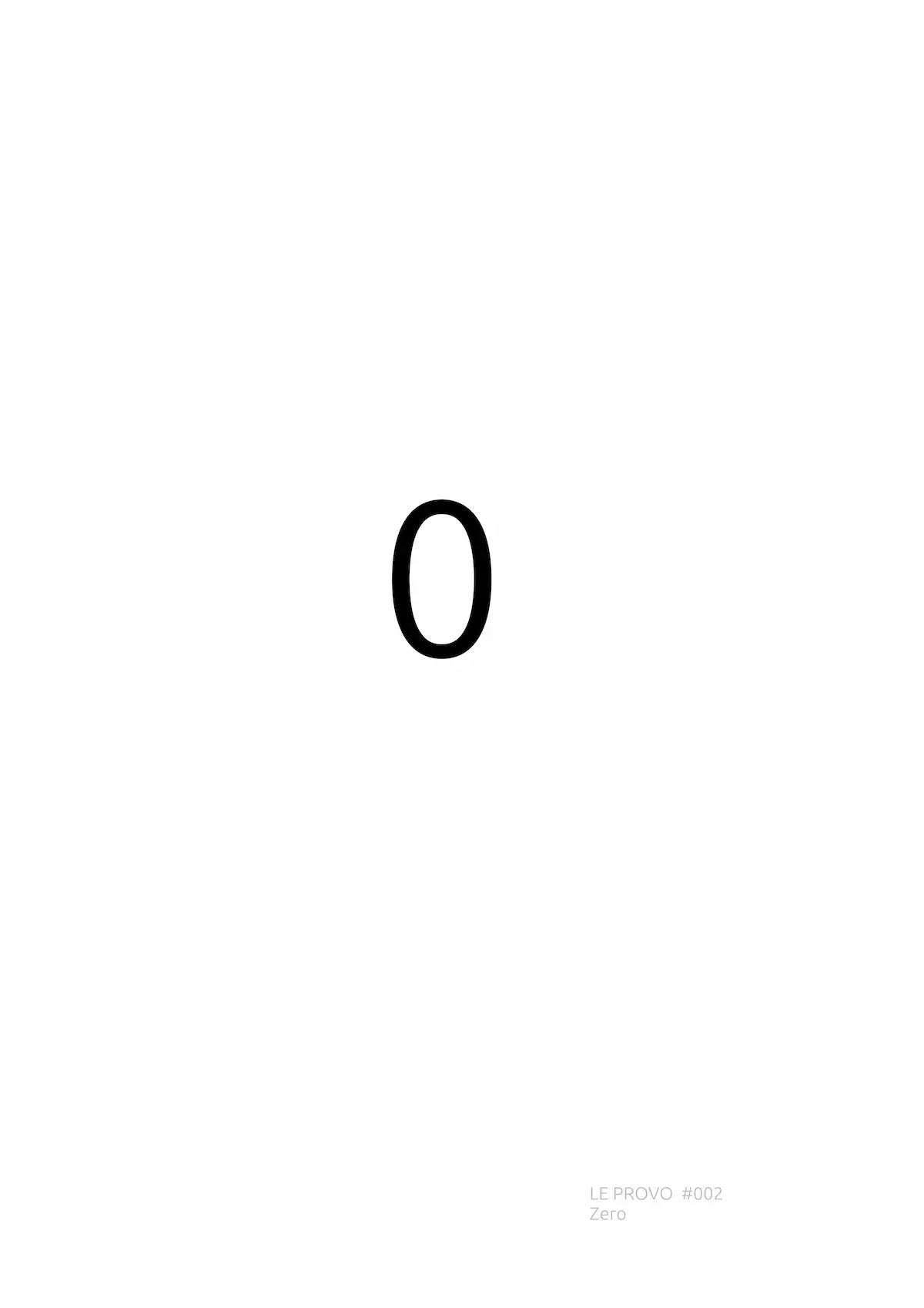 Zéro