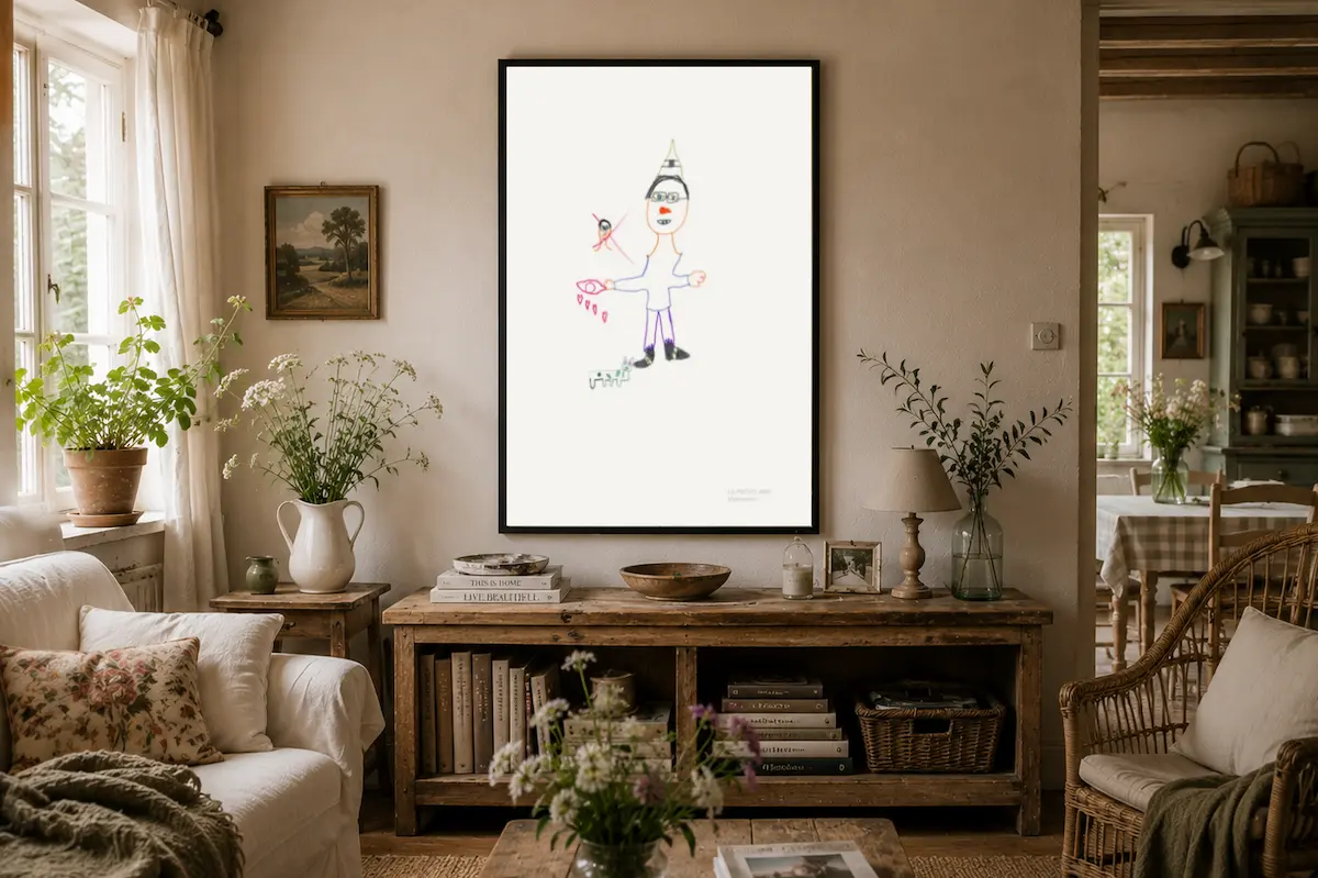 Chef-d’œuvre présentée comme décoration murale