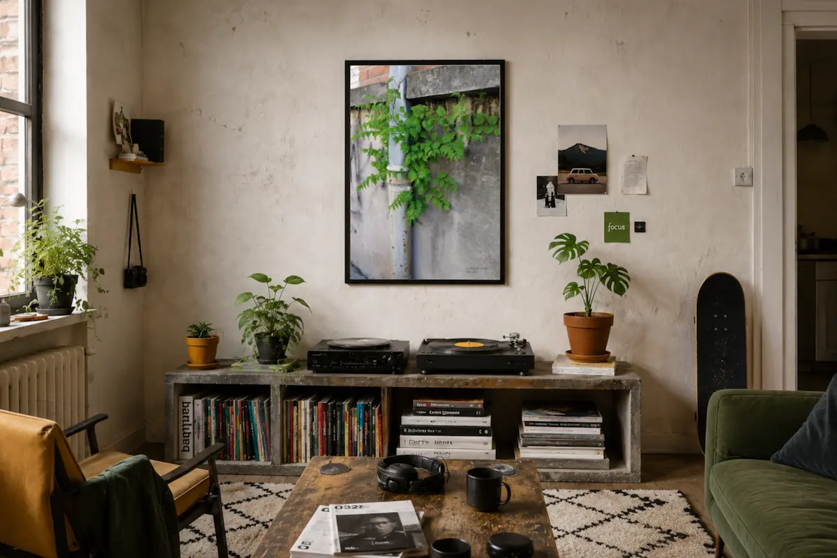 Le mur présentée comme décoration murale